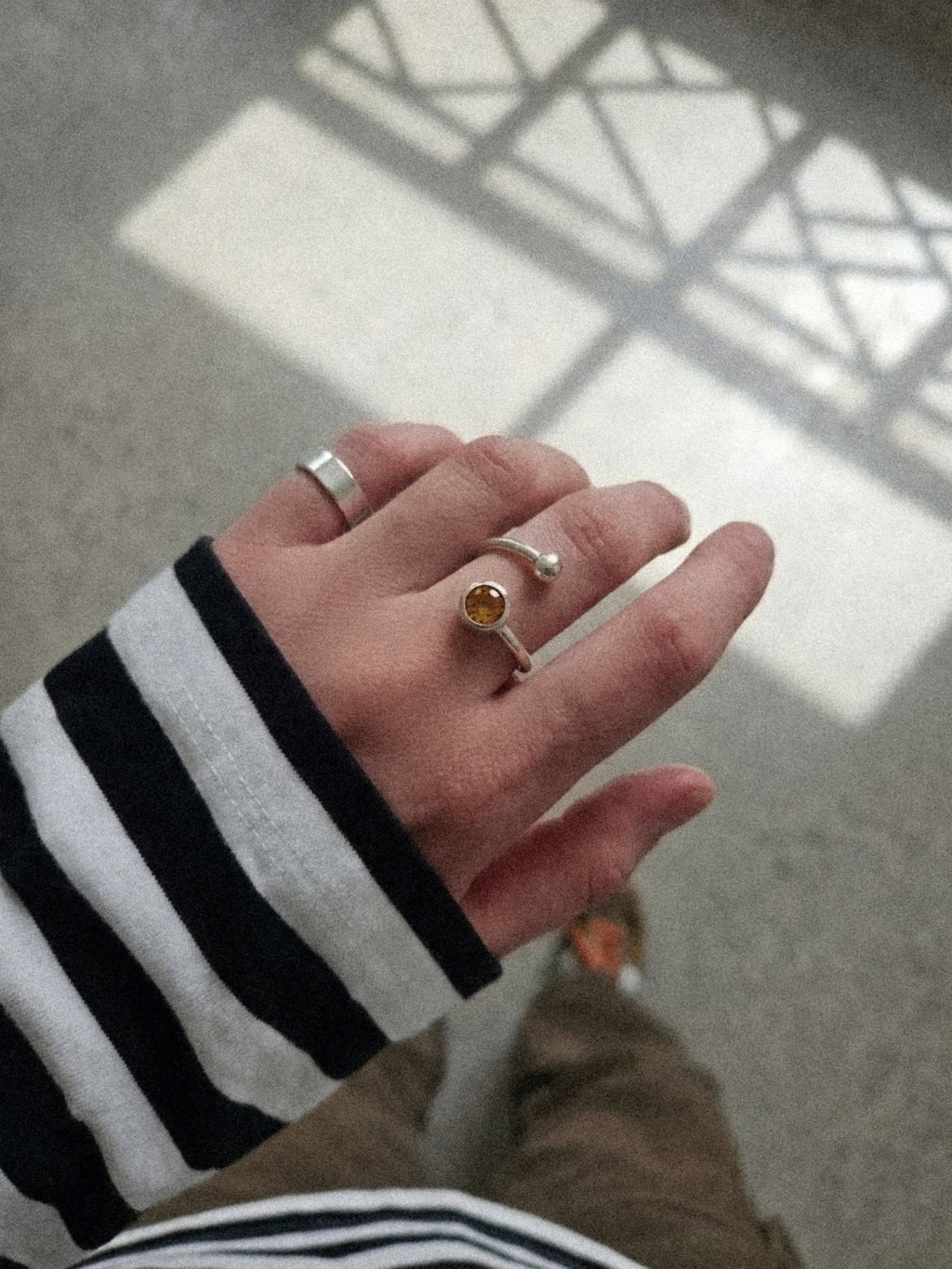 Twisted Bubble Ring R002C